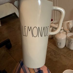 Rae Dunn lemonade melamine pitcher